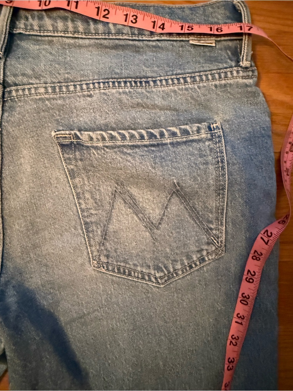 Mother jeans the mid Rise maven ankle - color magic school bus- size 31 - Picture 8 of 10